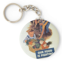Plant a Victory Garden Key Chains