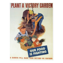 Plant a Victory Garden Postcards