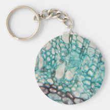 plant cells micrography key chain