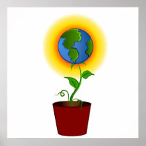Plant For Earth Print
