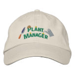 Plant Manager 2 embroidered hats