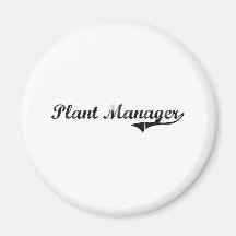 Plant Manager Professional Job Magnets