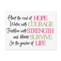 Plant the seed of HOPE Postcard