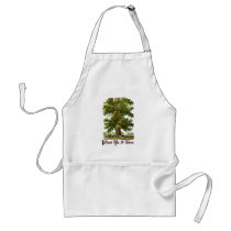 Plant Ye A Tree Green Gardening Slogan Apron