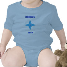 Plante grimpante de bébé d'étoile bleue body pour bébé