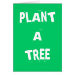 Plantez un arbre cartes de vœux