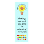 Planting Peace Bookmark Business Card Template