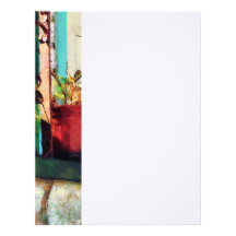 Plants on Porch Letterhead Template