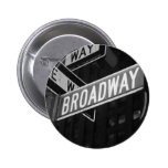 Plaque de rue de Broadway Pin's Avec Agrafe