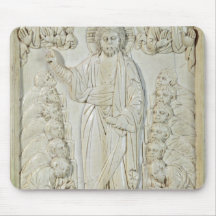 Plaque depicting Christ blessing the Apostles Mousepads