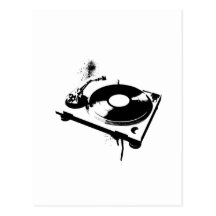 Plaque tournante du DJ Cartes Postales