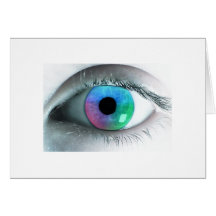 Plasma Eye Greeting Cards