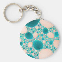 Plasma Fractal Keychain