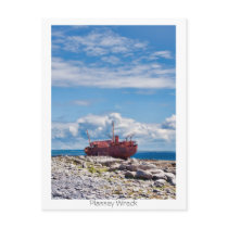 Plassey Wreck Postcard