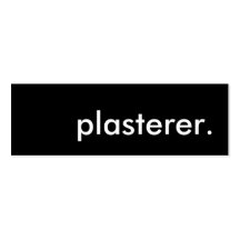 plasterer. business card templates