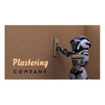 Plastering Company Business Card