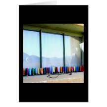 Plastic Bullet Shells Card