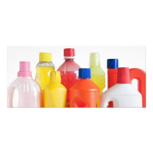 plastic detergent bottles custom rack cards