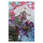 Plastic Flower Bouquet Personalized Stationery