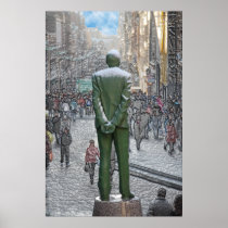 Plastic Glasgow Poster Print