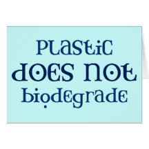 Plastic Greeting Card