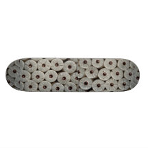 Plastic rolls texture custom skate board