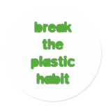 Plastic Round Sticker