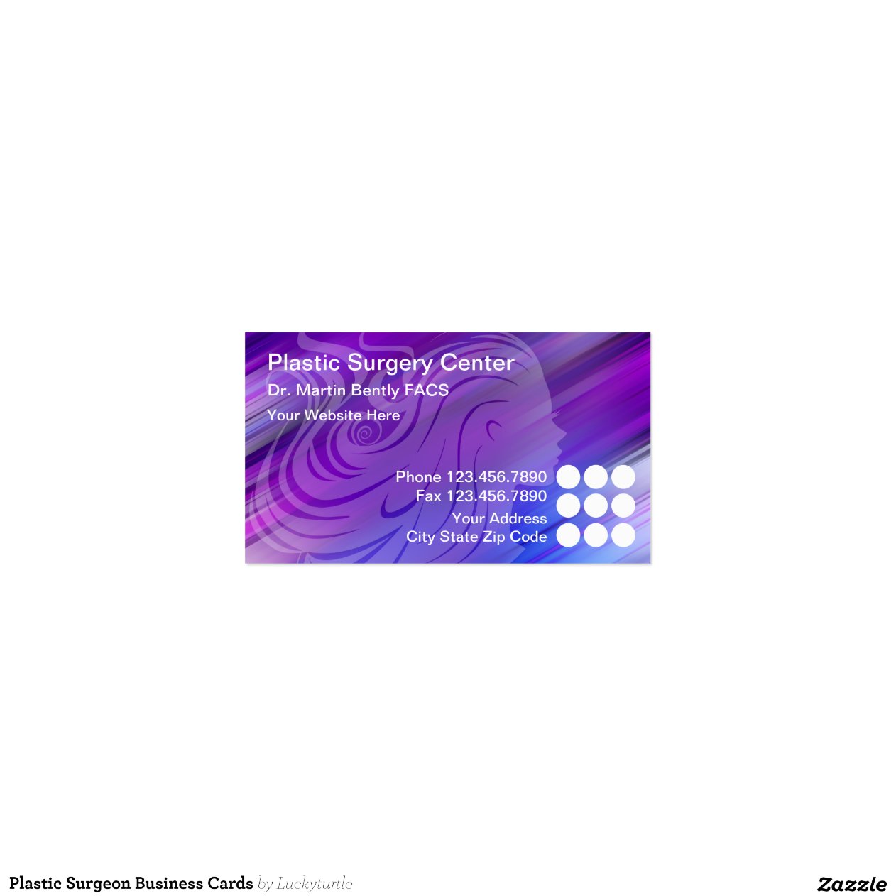 Plastic Surgeon Business Cards Zazzle