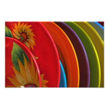 Plat 1. de couleur photos sur toile