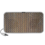 Plat bronzé de bande de roulement haut-parleur ordinateur portable