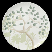 Plat d'arbre assiettes