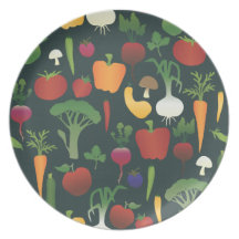 Plat de fruits et de légumes assiettes pour soirée