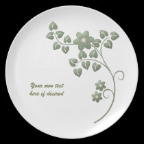 Plat de vigne assiettes