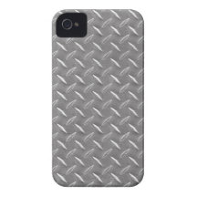 Plat gris de diamant coques iPhone 4 Case-Mate