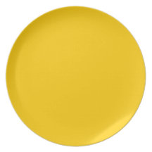 Plat jaune de supernova assiette pour soirée