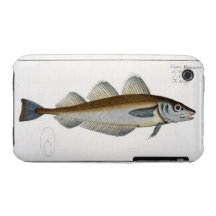 Plat LXV de merlans (Merlangus de Gadus) de 'Ichth Coques Case-Mate iPhone 3