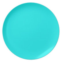 Plat unique cyan assiette pour soirée