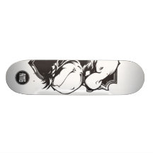 Plate-forme blanche de patin de CONDOR Planches À Roulettes Customisées