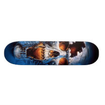 Plate-forme cassée de crâne skateboard