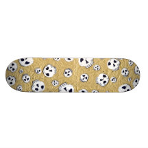 Plate-forme de papier de crânes skateboards personnalisés