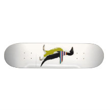 Plate-forme de pingouin de liberté planches à roulettes