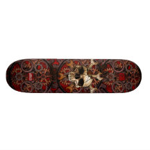 Plate-forme de planche à roulettes de rouages de s