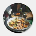 Plate of Dried Fruits and Vegetables Magnet