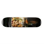 Plate of Dried Fruits and Vegetables Skateboard Deck