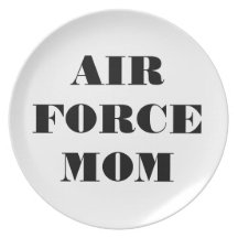 Plate Proud Air Force Mom
