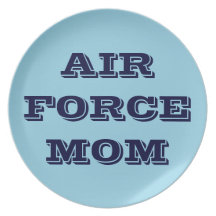 Plate Proud Air Force Mom