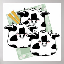 Plateau de boulettes de MOO de MOO Poster