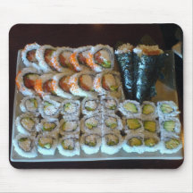 Plateau Mousepad de sushi Tapis De Souris