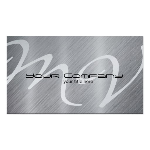 Platinum / Aluminum Business Cards