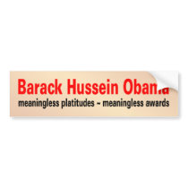 platitudesAwards Bumper Stickers